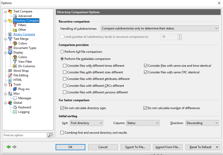 Dir Compare Options.PNG